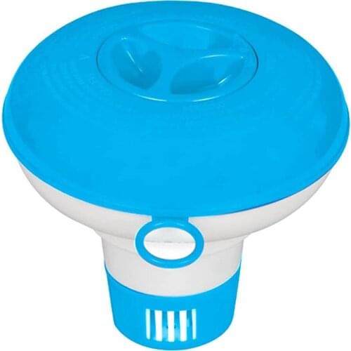 Swimming Pool Floating Pills Disinfecting Automatic Dispenser Floating Medicine Box Pool Accessories Afloat Disinfect Pill Case