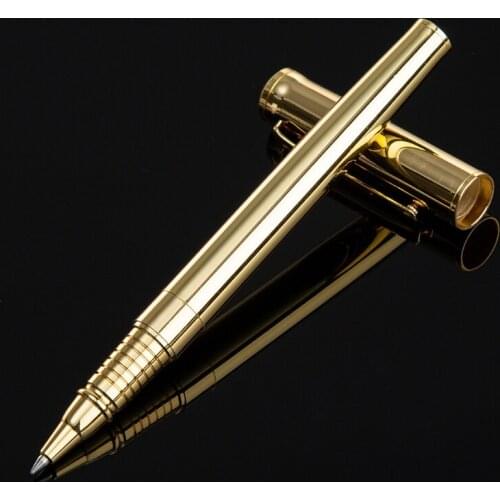 Luxury Metal Rollerball Pens Ballpoint Signature Ball Point Gel Pen for business Writing Stationery School Office Supplies