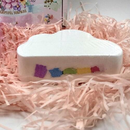 Bubble Shower Bombs Ball Body Spa Cleaner Bath Bomb Ball Rainbow Cloud Bath Salt Bathtub Essential Oil Bathing Ball