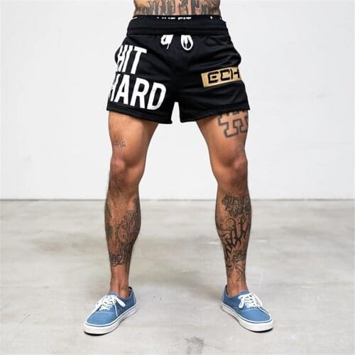 2021 new Summer men shorts mens casual shorts fitness exercise beach shorts breathable mesh shorts jogger mens brand shorts