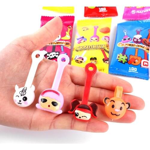 50pcs/Lot Free Shipping Scrapers 2 3 Whole Collection Magnet For Children Interesting DIY Toy Cable Storage Goods Random