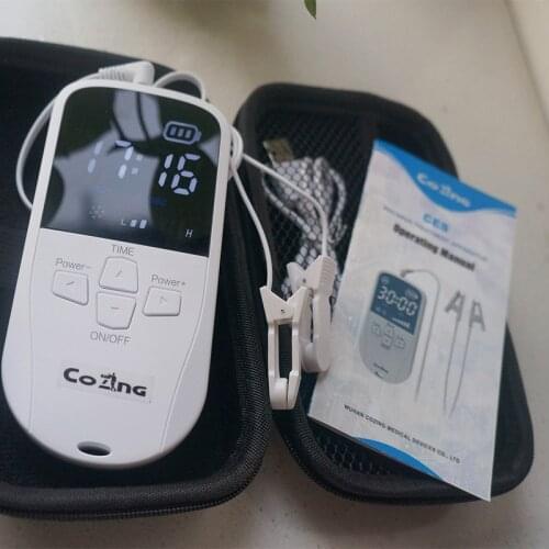 Fall Asleep Sleep Aid Device Portable Physical Therapy CES Cranial Electrotherapy Stimulator Treatment Insomnia Depression