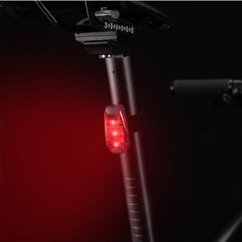ROCKBROS Bicycle Lights Taillights MTB Road Bike Warning Night Riding Helmet Running Lights Portable Bicycle Accessories