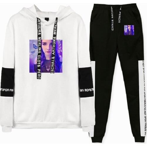 WAWNI LDShadowLady Pullover Pants Cosplay Clothes New Hip Hop Hoodie Sets Casual 2 Piece Suit Loose Hoodies Two Piece Set 2021