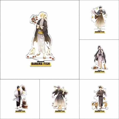 Japan Anime Banana Fish Ash Lynx Okumura Eiji Cosplay The Kimono Series Acrylic Stand Figure Model Plate Desk Decor Xmas Gifts