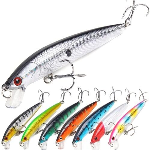 1pc Minnow Fishing Lure 7g 10cm Floating Aritificial Crankbait 3D Eyes Hard Lures Fishing Tackle for Outdoor Fishing