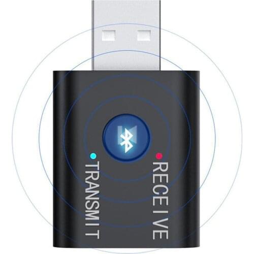 2 In1 USB Wireless Bluetooth Adapter 5.0 Transmiter Bluetooth For Computer TV Laptop Speaker Headset Adapter Bluetooth Receiver