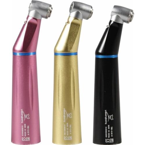 3PCS Dental LED Fiber Optic Slow Low Speed Contra Angle Inner water Handpiece 1:1 ratio Fit Kavo