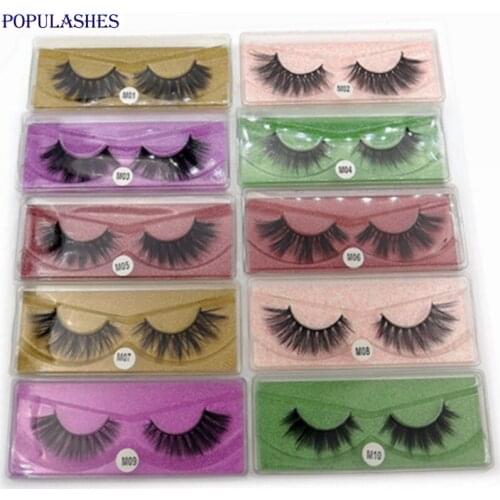 30 Pairs Mink False Eyelashes Pack in Bulk Wholesale Natural Thick Mixed Styles Fake Eye Lash Extensions Faux Cils Vendors