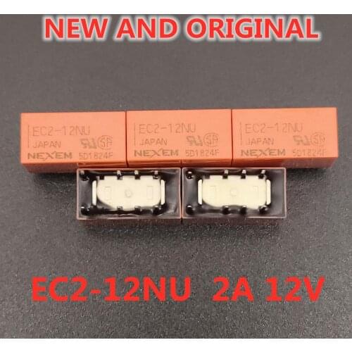5Pcs/Lot Relay Ec2-12Nu 8Pin12V 2A Instead Of G6S-2-Dc12V Tx2-12V New And Original