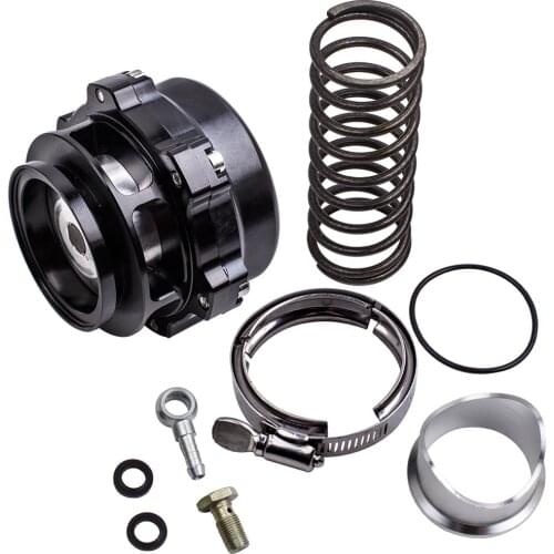 50 mm Blow Off Valve Bov Tial Style + Flange + 2 Springs Black Color