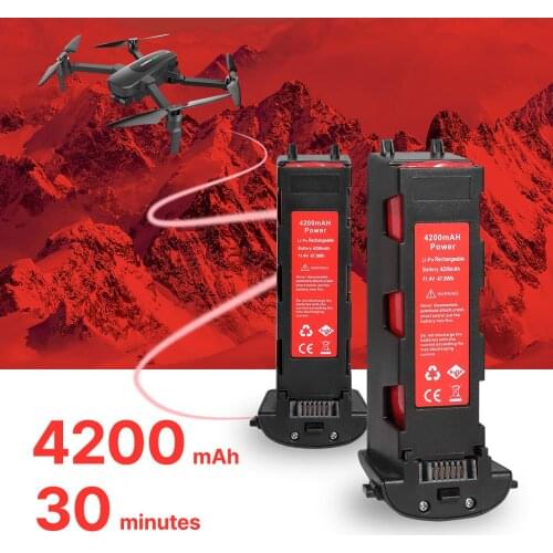 11.4V 4200mAh Battery for Hubsan H117S Zino GPS RC Drone Quadcopter Spare Parts Intelligent Flight Battery for RC Camera Drone