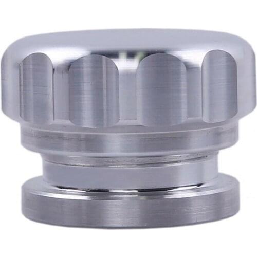 2 Inch 51mm Aluminum Alloy Welded on the Filler Neck and Auto Parts Modified Fuel Tank Cap Silver