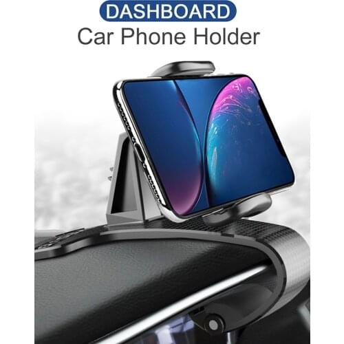 Car Phone Holder 4 to 6.5inch GPS Navigation Dashboard Phone Holder in Car for Universal Mobile Phone Clip Mount Stand Bracket