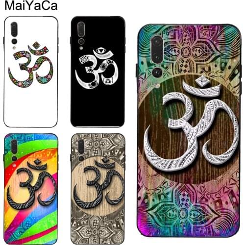 Aum om Namaste Symbol Zen Yoga Case for Huawei P30 Pro P20 P40 Mate 20 Lite P Smart 2019 Nova 5T Honor 8A 8X 9X 10i 20