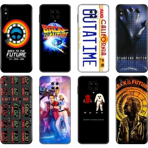 Black tpu Case For Xiaomi Redmi 7A 8 8A 9 9A Case Redmi Note 8T Note 8 Pro T Note 9 9S 9 Pro Krajews Back To The Future VHS