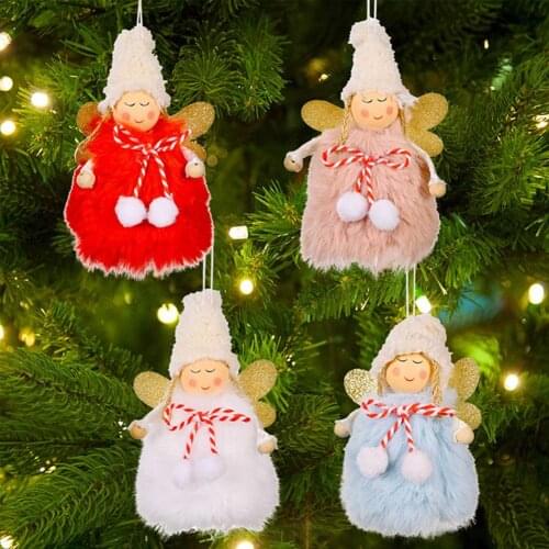 Christmas Angel Doll Pendant Merry Christmas Decor For Home Christmas Tree Decoration Ornament Xmas Gifts New Year 2022 Navidad