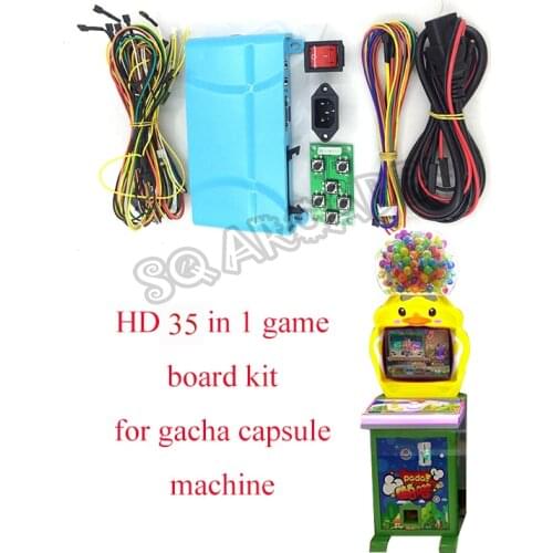 HD 35 in 1 kit cowboy game board cables switch setting for coin operated kids games toy gacha capsule toys vending machine