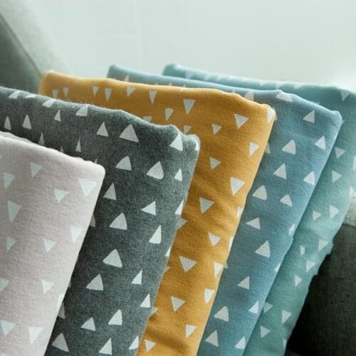 Cotton Flannelette Fabric Handmade DIY Pajamas Brushed Autumn And Winter Clothes Fabric