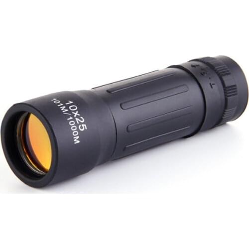10x25 Mini Pocket Monocular Telescope Zoom Binoculars Eyepiece Portable For Hunting Camping Compact Telescope