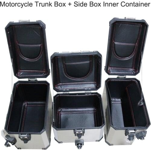 Motorcycle Trunk Box+Side Box Inner Container Trunk Side Saddlebag Cover Inner Bag Replacement for BMW R1200GS/R1250GS LC/ADV