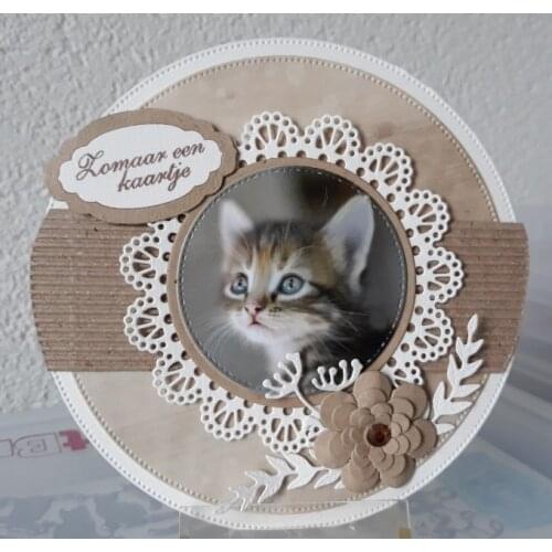 Mandala Lace Doily Metal Cutting Dies Stencils for DIY Scrapbooking/photo album Decorative Embossing DIY Paper Cards