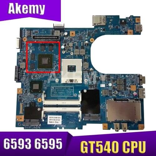 Akemy 48.4NM01.01M For Acer Aspire 6593 6595 MBV4C01001 MB.V4C01.001 Laptop Motherboard Geforce GT540M