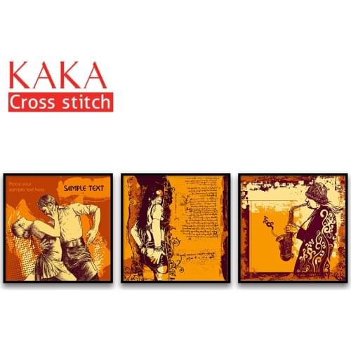 Cross stitch kits,Embroidery needlework sets with printed pattern,11CT-canvas for Home Decor Painting,Landscape Full NCKS016