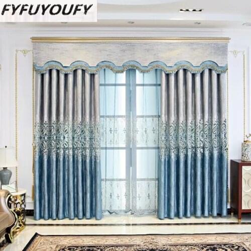 New Arrival 2 Color Velvet Fabric Blue and Red Striped Modern/ Mediterranean Curtains for Livingroom/ Bedroom Custom Curtains