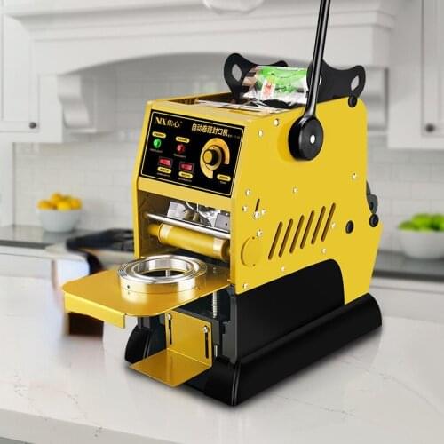 Semi-automatic Cup Sealing Machine Electric Cup Sealer Beverage Sealing Cup Machine