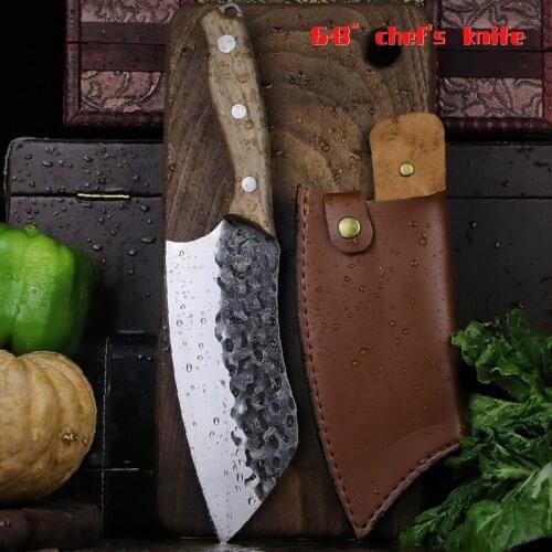Europe, Japan and Brazil 87 countries to buy high evaluation, 6.8 inch Japanese kitchen knife forging chef knife boning knife