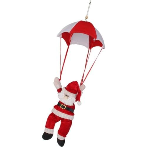 Christmas Santa Doll Parachute Hanging Christmas Tree Decoration Ornaments