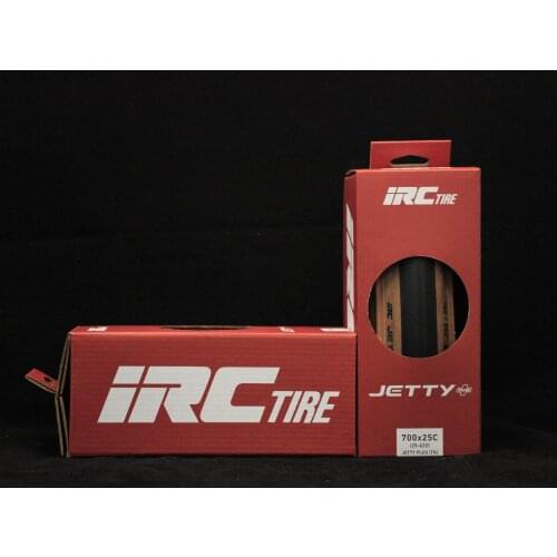 IRC JETTY PLUS FOLDING TIRE 700X25C(BROWN SIDE)