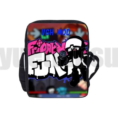 3D Print Hot Game Friday Night Funkin Shoulder Bag Children Kawaii Crossbody Bags for Teenage Handbags Pack boy girls Lunch Bag