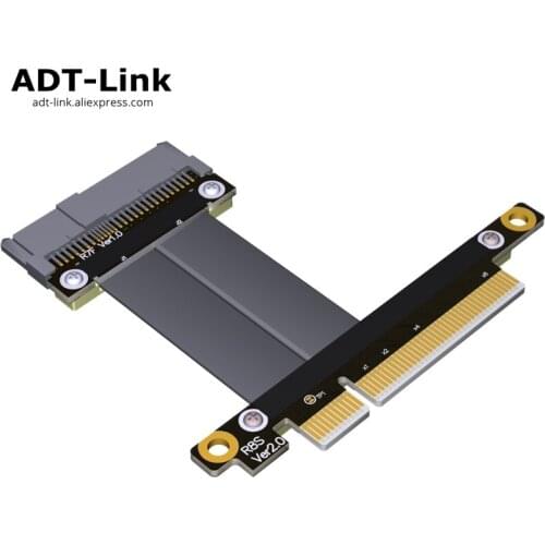 U.2 interface U2 to pci-e 3.0 X8 to SFF-8639 NVMe pcie extension data Cable 8x U2 pci express 3.0 X4 speed 32G/bps