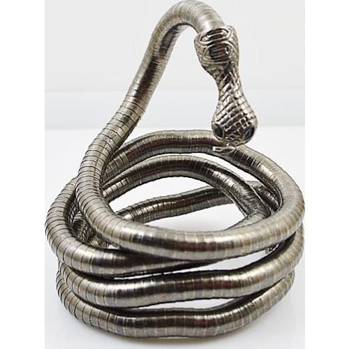 Unique New Style Snake Necklace 90CM Long Black Color Free Change Necklace Or Bracelet Perfect Women Girl Gift Jewelry