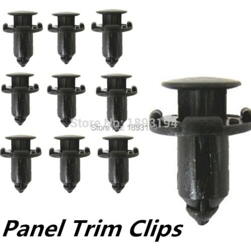 100pcs For Nissan Altima Armada Avenir Juke Nismo 350z 370z Ad Almera fit 9mm Hole Car Parts Panel Trim Clips Rivet Fastener