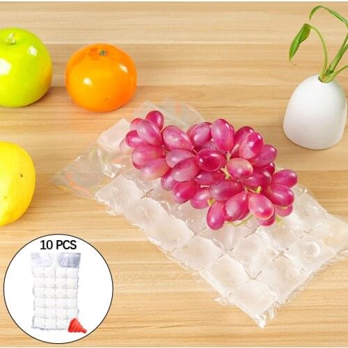 20Pieces Disposable Ice Making Bags Stackable Freezing Maker Cooler Bag