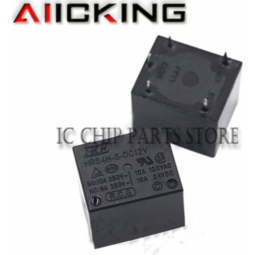 5pcs/lot HKE Auto relay HRS4H-S-DC12V-C 5PIN 12V T73/10A 100% new original relay in stock