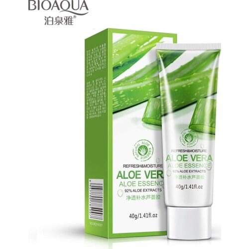 BIOAQUA Aloe Vera Gel Cleanser Acne Treatment Anti Wrinkle Acne Scar Moisturizer Whitening Sunscreen Face cleaning Skin Care