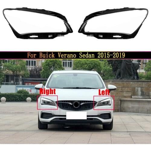 Car Front Headlight Glass Shell Lamp Shade Headlamp Caps Lens Cover For Buick Verano Sedan 2015 2016 2017 2018 2019