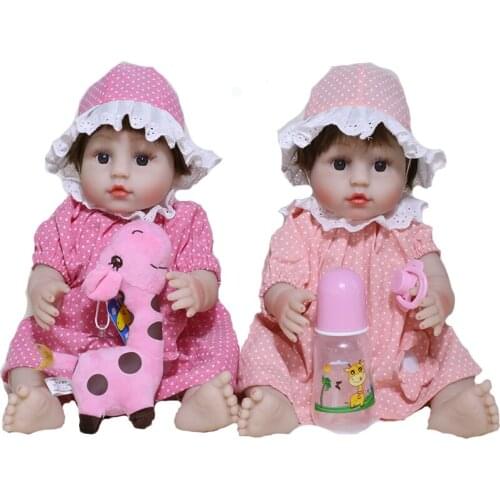 JINGXIN Princess 45cm Full Silicone Reborn Bebe Doll Bath Play Reborn Dolls Dress lifelike Real Baby Toy No Function Gift Toy