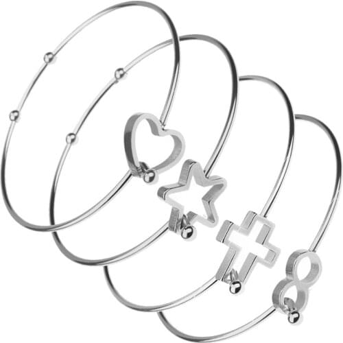 New Fashion 2pcs/lot 63mm Stainless Steel Snap Button Jewelry Real Unisex DIY Jewelry Gifts Jewelry Making Handmade Bracelet