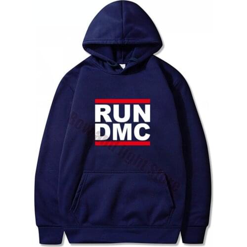 New DMC Men Hoodies Run DMC Printed Plus Spring Autumn Men Clothing Women Sweatshirt Hoody Tops Size:S-3XL Blue Black