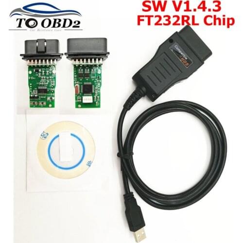 NEW HDS USB Cable for Honda OBD2 Diagnostic Cable With FTDI FT232RL Chip Software Version V1.4.3 Auto HDS USB Cables for Honda