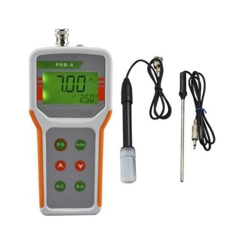 Microcomputer-based Portable Handheld pH Meter Tester Range:0.00~14.00pH Accuracy:+-0.01pH ATC