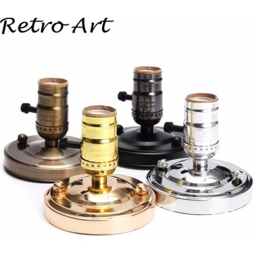 Retro Art Lamps With Lampshade