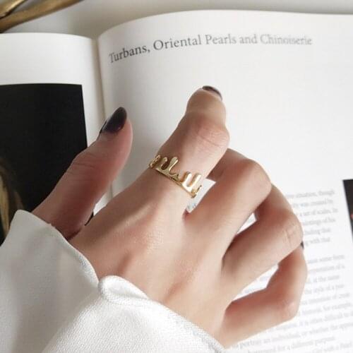 LEVEN FANCY Minimalist 925 Sterling Silver Midi Tiara Princess Crown Water Drop Waterdrop Ring Bridal Queen Jewelry Finger Ring