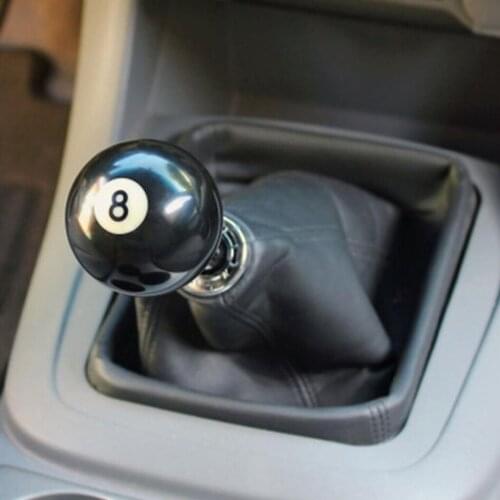 No.8 Billiard Ball Car Auto Manual Gear Knob Universal er Lever Cover