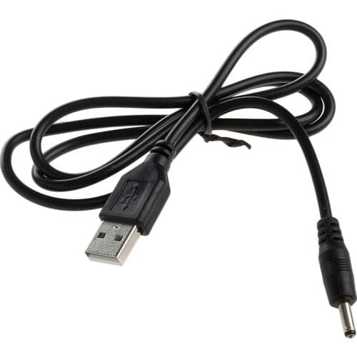 Charging Cable USB A Type Male to 3.5mm DC Charging Cable Power Plug Barrel Connector Charger
